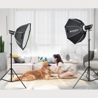 Bowens Mount Softbox 2.4G wireless Studio Flash Photography Lighting Kits for Portrait Photography(EX-100)