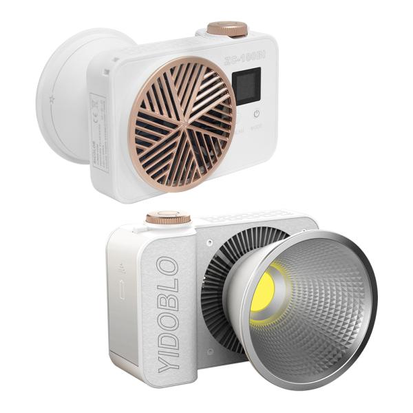 Lumière de remplissage de poche de 100 W facile à transporter, double température de couleur 2700k-7500k peut être utilisé avec une ampoule douce adaptée à la photographie en plein air