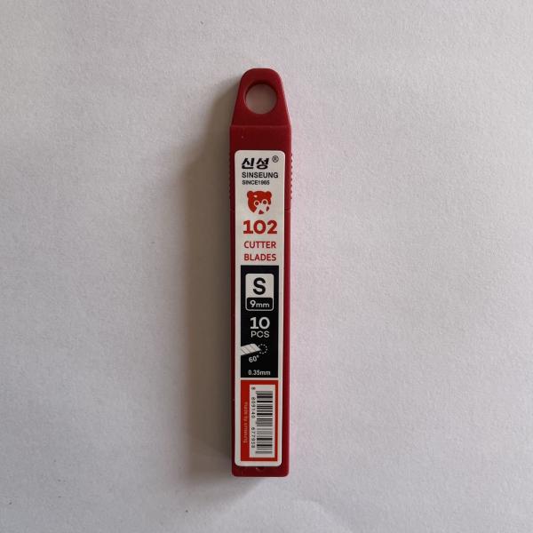 SK2 60 grados cortar cuchillas para papel y plástico delgado 9mm cortador cuchilla de recarga