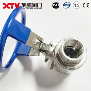 Blow-Down Valve Stainless Steel 2PC Ball Valve Type I with Round Handle and NPT Thread