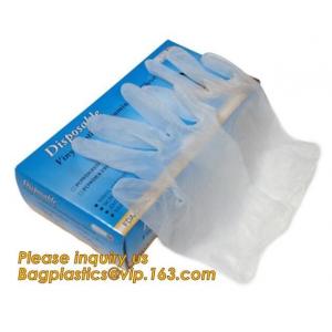 China disposable examination vinyl pvc gloves,Non-powder PVC disposable gloves plastic white gloves,vinyl / pvc gloves BAGEASE wholesale