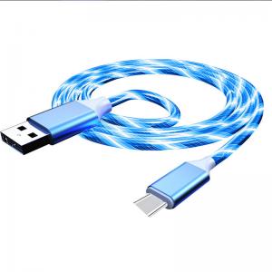 ROHS USB 2.0 Data Transfer Cable 1.2m Extension Cable LED Lightning