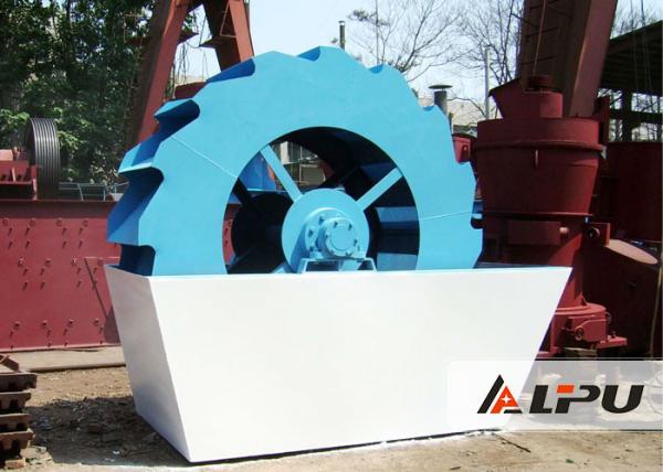 Industrial River Sand Washing Machine / Bucket Wheel Type Sand Washer