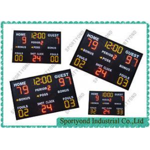 Remote Waterproof College Sports Scoreboard Led Digits Scorer Display For Basketball