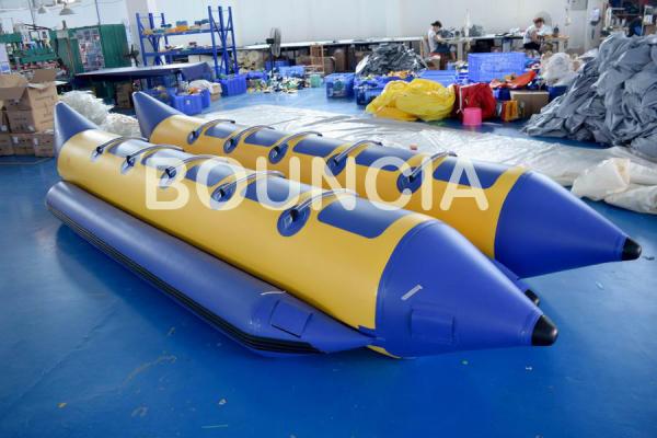 14 Persons Double Tubes Inflatable Banana Boat