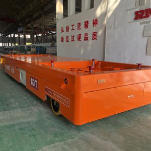 China 80 Ton Transport Platform With Polyurethane Wheel For Warehouse Factory supplier