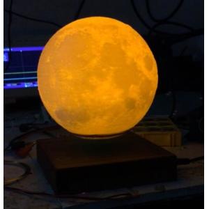 China square wooden base magnetic floating levitate bottom moon bulb lamp 6inch supplier