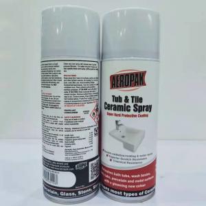 China Tub / Tile Waterproof Spray Paint 12 Ounce White Color Refinishes Wash Basins supplier