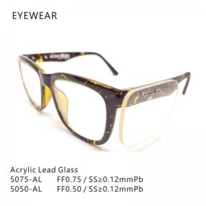 China Lightweight 5050/5075 X Ray Glasses , X Ray Lead Glasses Ordinary And Side Type supplier