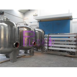 China Industrial 20T Single Level Ro Machine With Stainless Steel Water Storage Tanks supplier