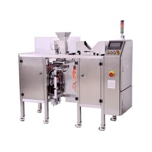 China Mini Doypack Packaging Machine With Bowl Elevator Suitable For Manual Cutting supplier