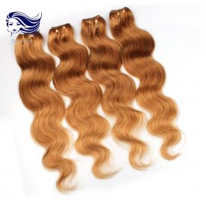 China Colorful Human Hair Extensions For Girls , Colored Real Hair Extensions supplier