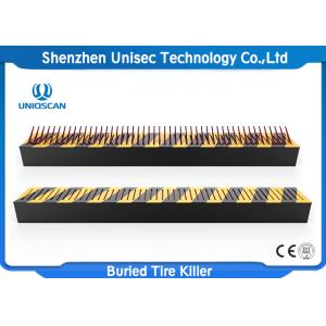 China Traffic Control Anti Terrorist Tyre Spike Barrier , Police /  Jail / Checkpoint Spiked Road Barrier supplier