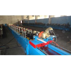 Automatically Punching PU Shutter Door Roll Forming Machine Flat Injection 24 * 0.6 * 0.9m