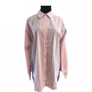 China Plus Size Long Sleeve Button Lapel Ladies Casual Wear supplier