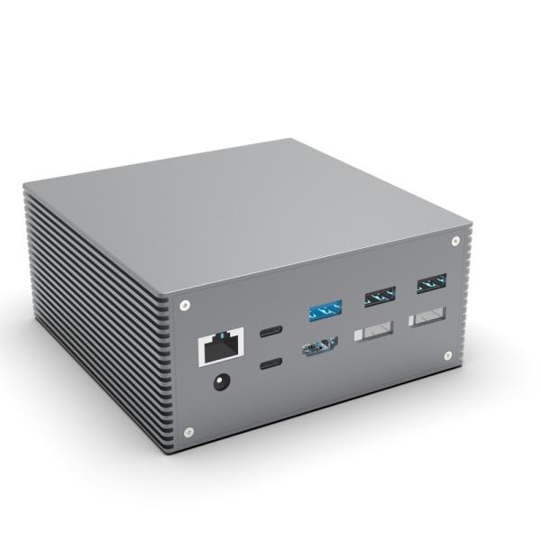 Thunderbolt 3 Docking Station Dual Monitor с передачей данных 40 Гбит/с 4k