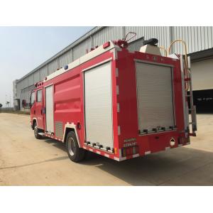 ISUZU 139KW Foam Fire Truck ,  4x2 4000L Mini Fire Engine With Foam Water