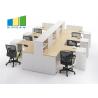 China Commercial 4 Seat Cubicle Desk Modern Table Modular Office Workstation Cabinet Office Furniture wholesale