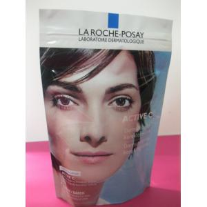 China Cosmetic Printing Plastic Pouches Packaging Stand Up for Laroche Posay supplier