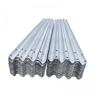 Roadway Safety Custom Color Hot Dip Galvanized Highway Guardrail for Exported Country