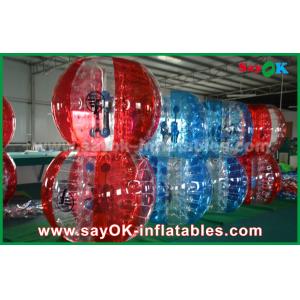 Inflatable Garden Games Queen Size PVC / TPU Inflatable Sports Games Bubble Ball Soccer