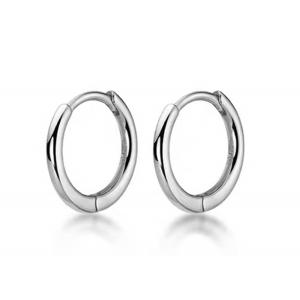 China Sexy Helix 14k Gold Hoop Earrings ODM For Women 1.2mm×10mm Dimension supplier