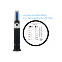 China Lightweight Hand Held Refractometer , Urine Pet Clinical Refractometer 10~30 Degrees Temp on sale