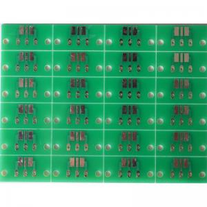 China FR-4 / 94V0 Single side pcb Board Thickness 1.0mm , gold plating , Green solder mask supplier