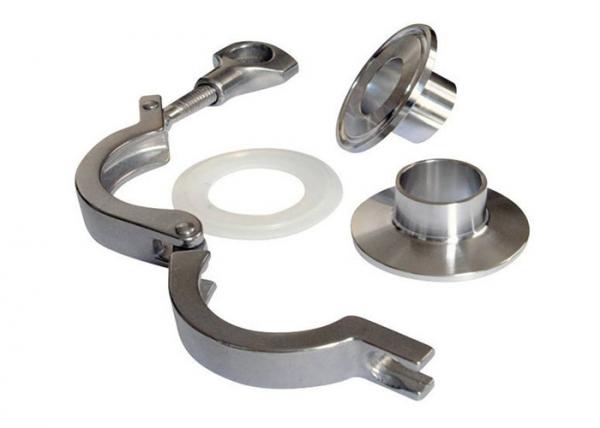 Sanitary Stainless Steel Tri Clamp Fittings With Ferrules Gasket Pipe Fitting