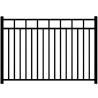 China 1.2mm-2.5mm 4 Foot Wrought Iron Fence For Home And Garden wholesale