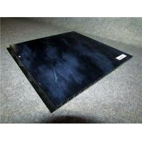 China Black PVC Wall Profiles Hot Stamping Decorative Wall Cladding Strip on sale