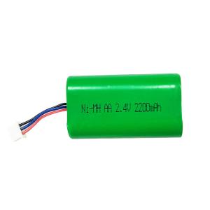 Custom Nickel Rechargeable Battery 2200mah 2.4v Nimh Battery Pack RoHS