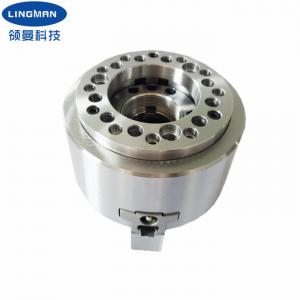 China 35mm Stroke 3 Jaws Hollow Structure Lathe Hydraulic Chuck Power Chuck supplier