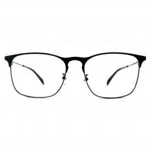 FM2591 Unisex Optical Metal Frame Square Eyewear Customized With Spring Hinges