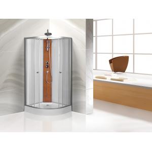 China Custom Quadrant Sliding Door Shower Cubicles , Curved Shower Glass Enclosure supplier