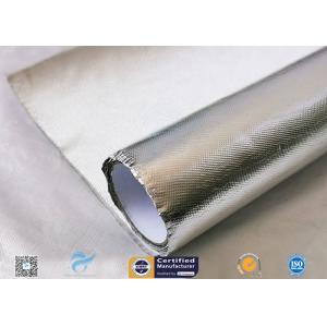 Heat Reflect Aluminium Foil Silver Coated Fabric For Industry 0.85mm Thickness