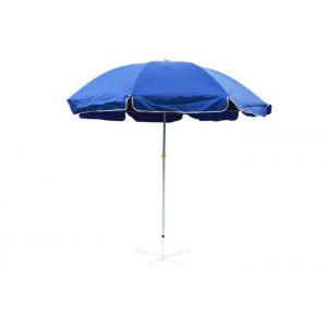 Sun Protect Retractable Beach Umbrella ,  Sun Shade Umbrella For Beach Two Layers