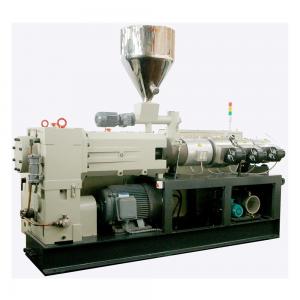 PVC Granules Extruder Hot Cutting Double Screw PVC Pipe Making Machine