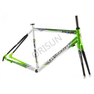 Custom Aluminum Alloy Racing Bicycle Frame , 50cm Road Race Bike Frames