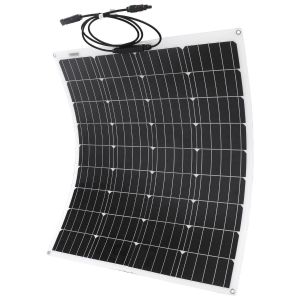 China Paneles Solares Flexibles Mono 150W Ce Rohs Una célula mono de grado para automóviles inteligentes RV barco yate supplier