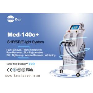 China Pains Free  SHR Hair Removal Devices , Skin Rejuvenation Machine Med-140c+ supplier