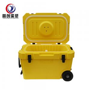 Lid Yes Rotomolded Cooler Box with Customizable Lid for Outdoor Applications