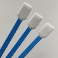 China Polyester Swabs Material Polypropylene Flat Rectangle Head 5 Inch Surface Clean on sale