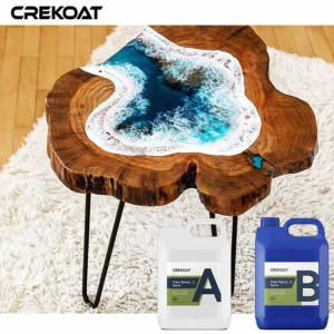 Eco - Friendly Clear Epoxy Top Coat For Countertops River Tables Art