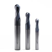 China Precision Diamond Coating Ball End Face Design Solid Milling Cutter For Graphite Processing on sale