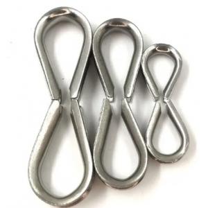 China Rigging Marine Grade Stainless Steel Wire Rope Thimble European Commercial M8 Type supplier