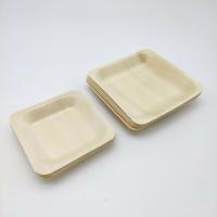 China Square Eco Friendly Birch Disposable Wooden Tableware For Sushi Fish Ball Dim Sum on sale