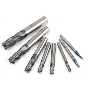 China 2-12Mm Carbide Square End Mill 4 Flute Milling Cutter CNC Tools Set supplier