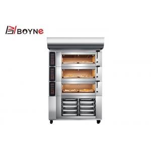 SS304 Commercial Bakery Kitchen Equipment High Temperature 9 Trays Electric Bakery Oven