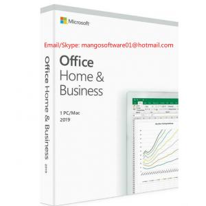 China Microsoft Office 2019 Home And Business medialess Product Key office 2019 HB For Windows / MAC supplier